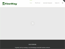 Tablet Screenshot of finewayinc.com